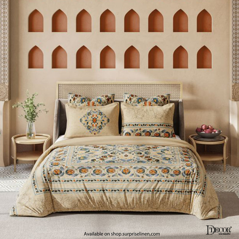 D'Decor - Suzani Collection 100% Cotton 5 Pcs Bedsheet Set (Vivacia)