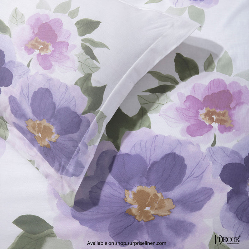 D'Decor- Chrish 150 TC Collection Lavender Bed in a Bag Set