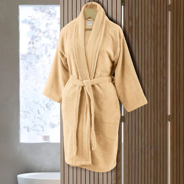 Spread Spain - Roman Bathrobe Collection Highly Absorbent & Soft Bathrobe (Gold)