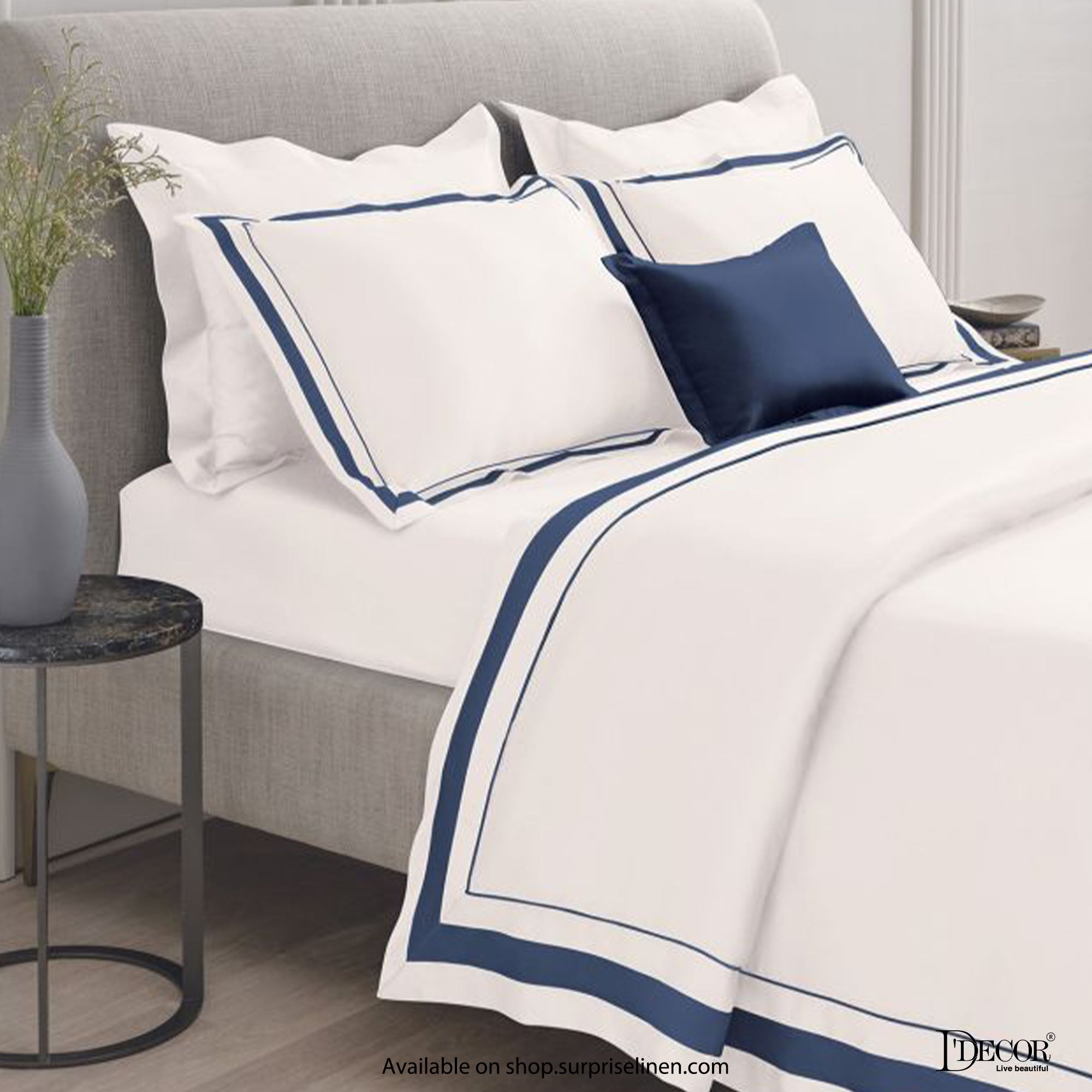 D'Decor - Urban Collection Stellar Blue Bed Sheet Set