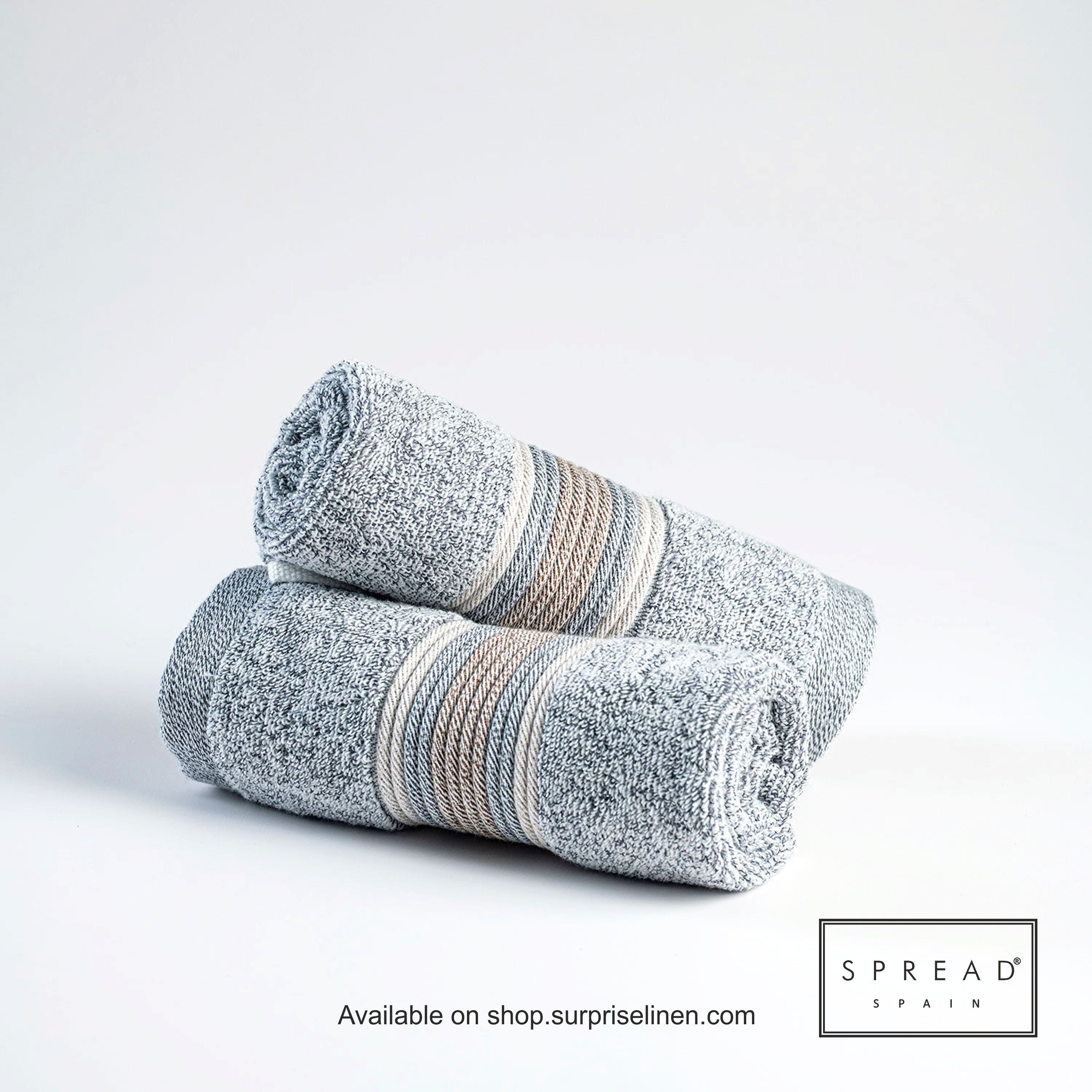 Spread Spain - Water & Soil Collection Bamboo Cotton Towel (Denim)