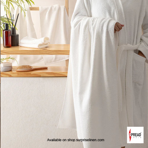 Spread Spain - Lightweight Luxury with Superior Absorbency The Bamboo Bath Towel (White)