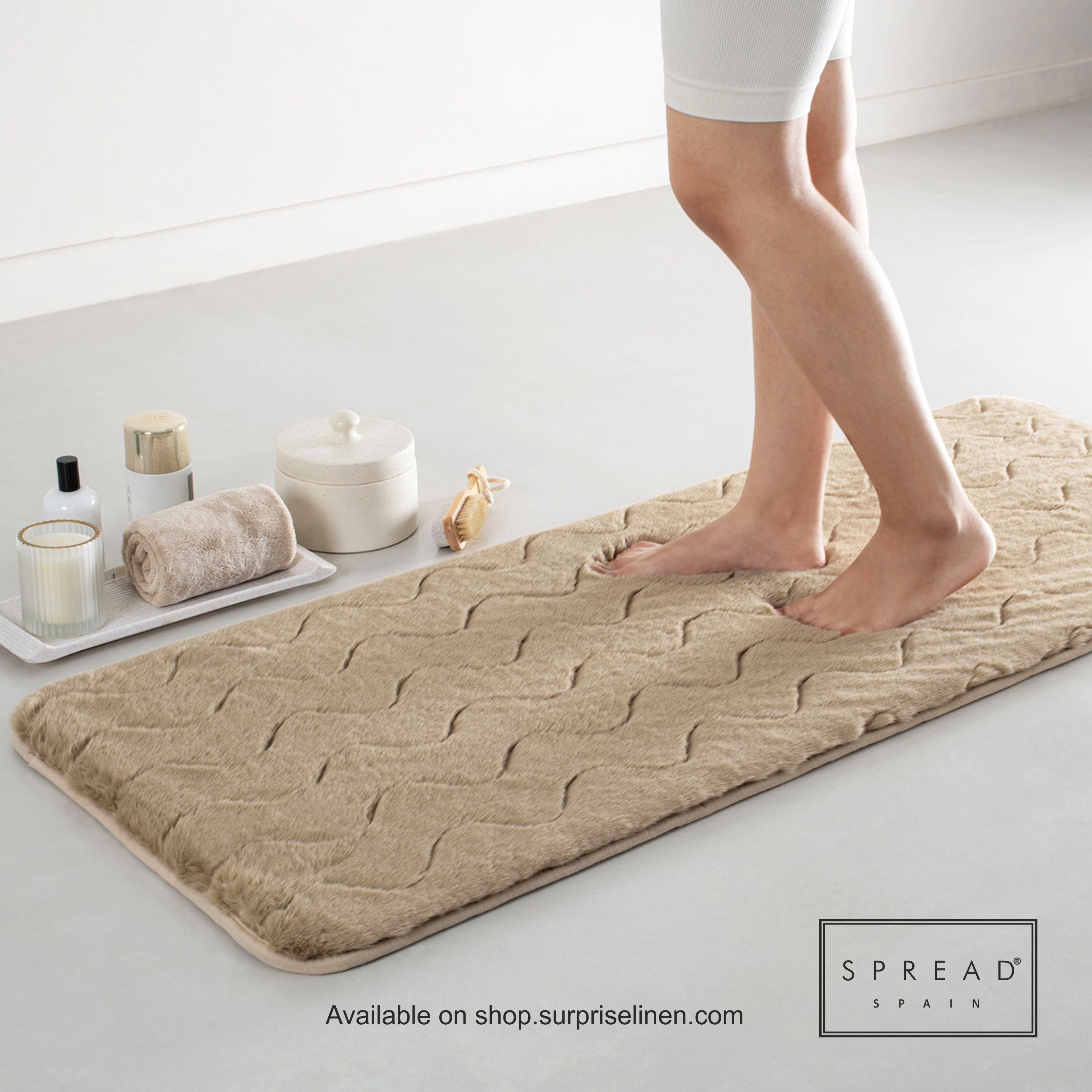 Spread Spain - Igloo Collection Wave Heavenly Floormats (Oat)