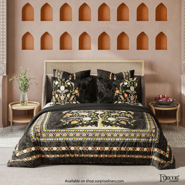 D'Decor - Suzani Collection 100% Cotton 5 Pcs Bedsheet Set (Grandeur)