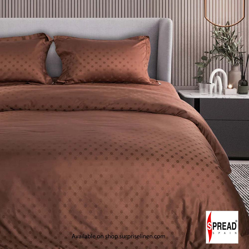 Spread Home - Italian Jacquard 750 Thread Count Bed Sheet Set (Brown)