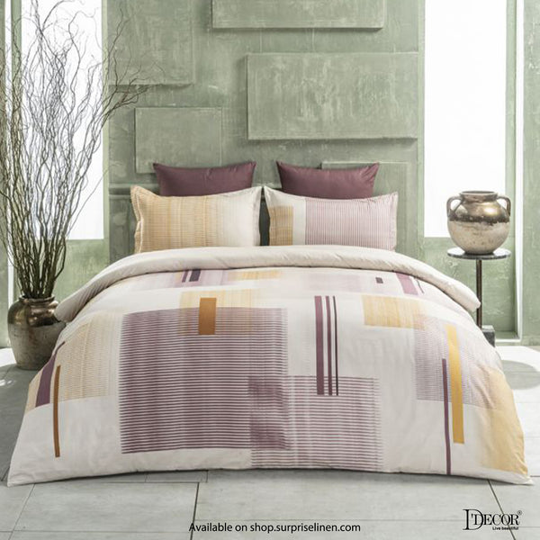 D'Decor- Elemental Collection Dusky Rose Bed Sheet Set