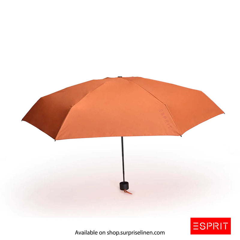 Esprit - Classic Solid  Collection Mini Umbrella (Burn Orange)
