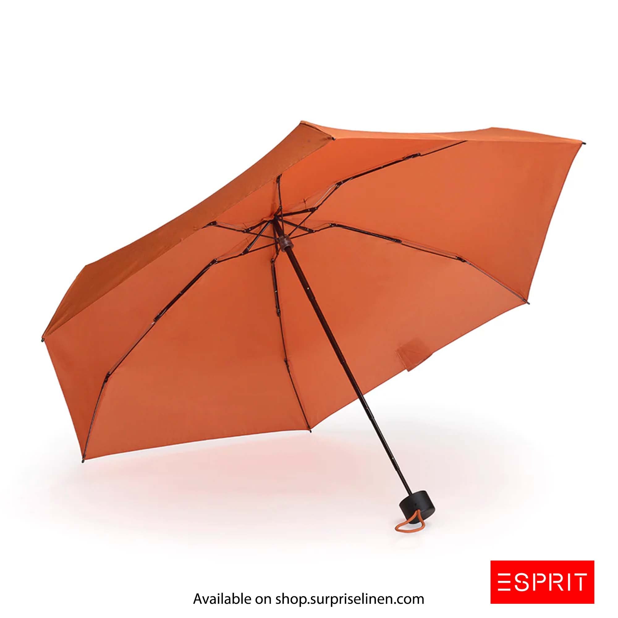 Esprit - Classic Solid  Collection Mini Umbrella (Burn Orange)