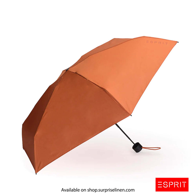 Esprit - Classic Solid  Collection Mini Umbrella (Burn Orange)