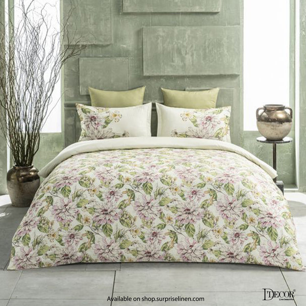 D'Decor- Elemental Collection Pink Nectar Bed Sheet Set