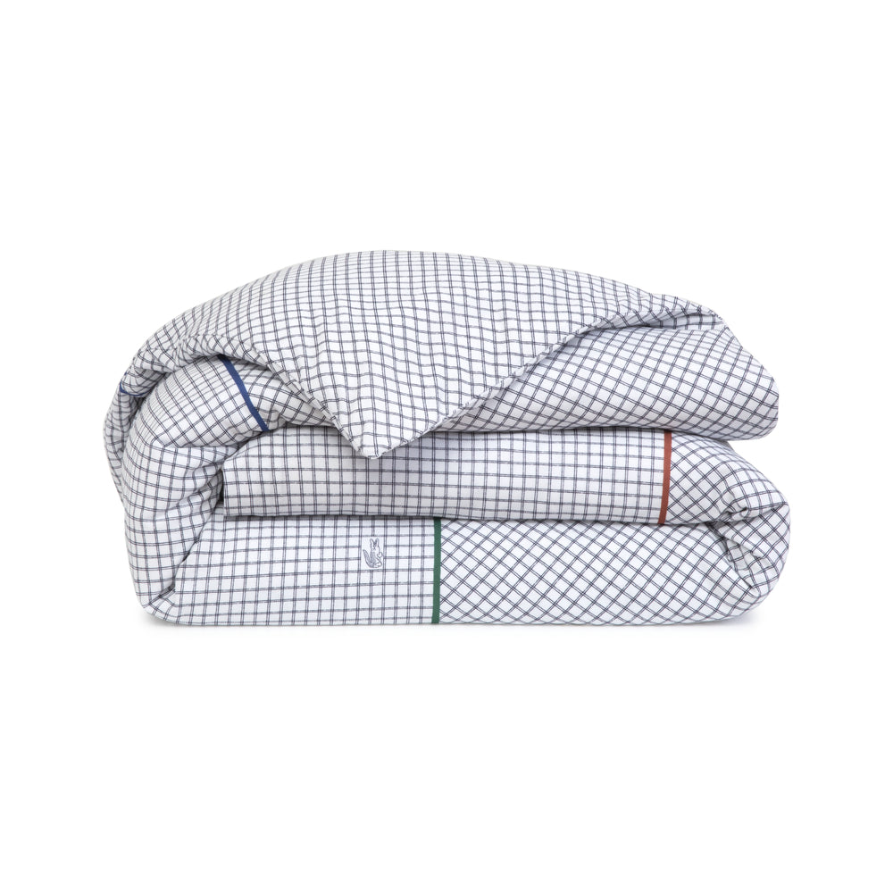 Lacoste - L Smash 150 GSM 100% Organic Cotton Duvet Cover Set