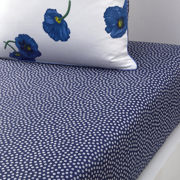 Kenzo - Koqelico 550 GSM 100% Organic Cotton Bed Sheet (Navy)