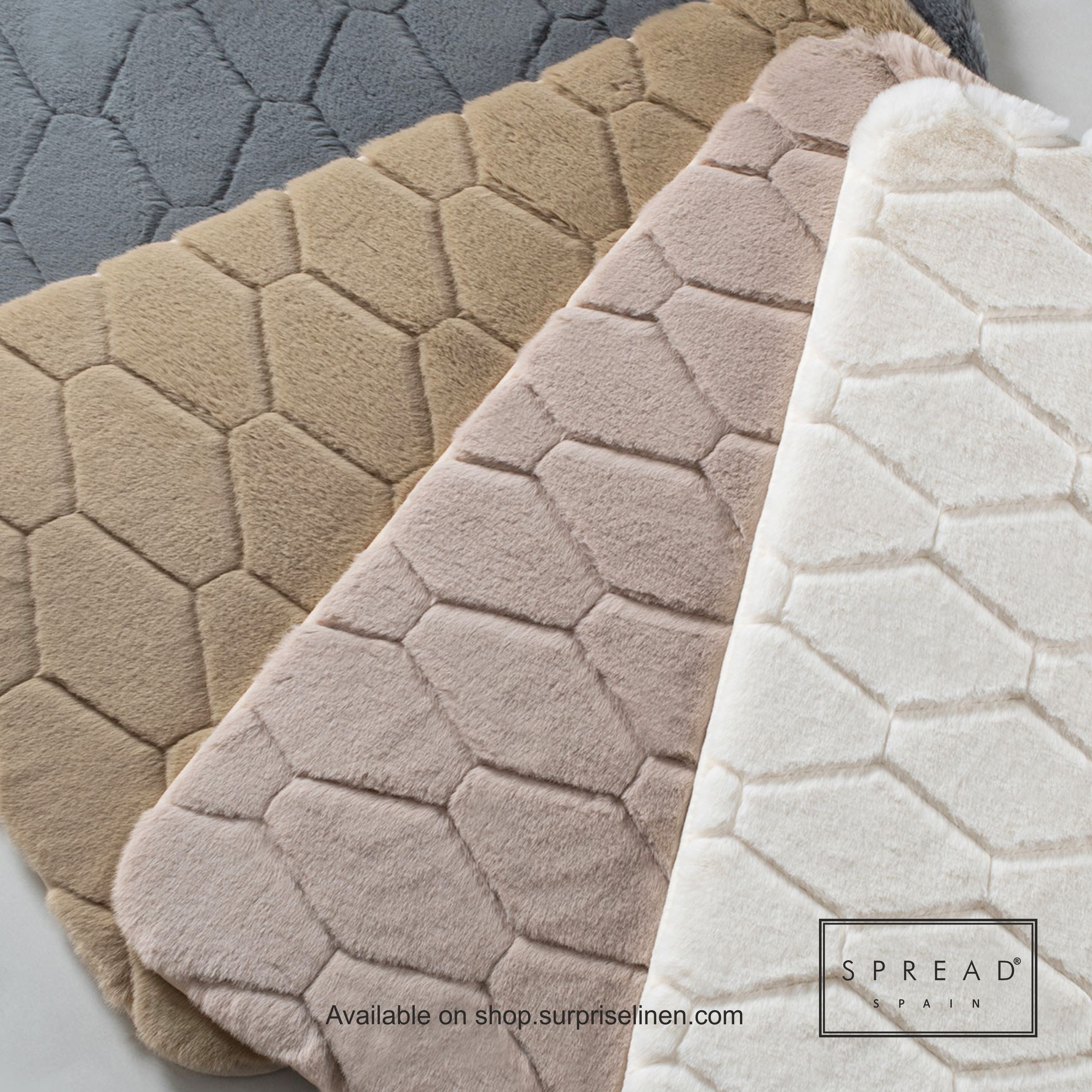 Spread Spain - Igloo Collection Haneycomb Heavenly Floormats (Oat)