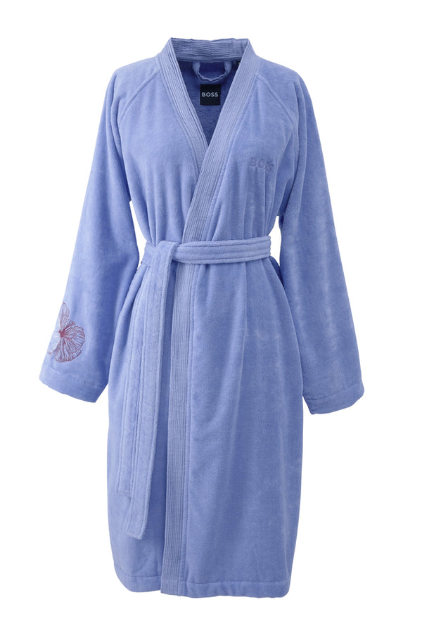 Hugo Boss - Ashleigh Bathrobes / Kimonos in 400 GSM 100% Cotton Bathrobe (Blue)