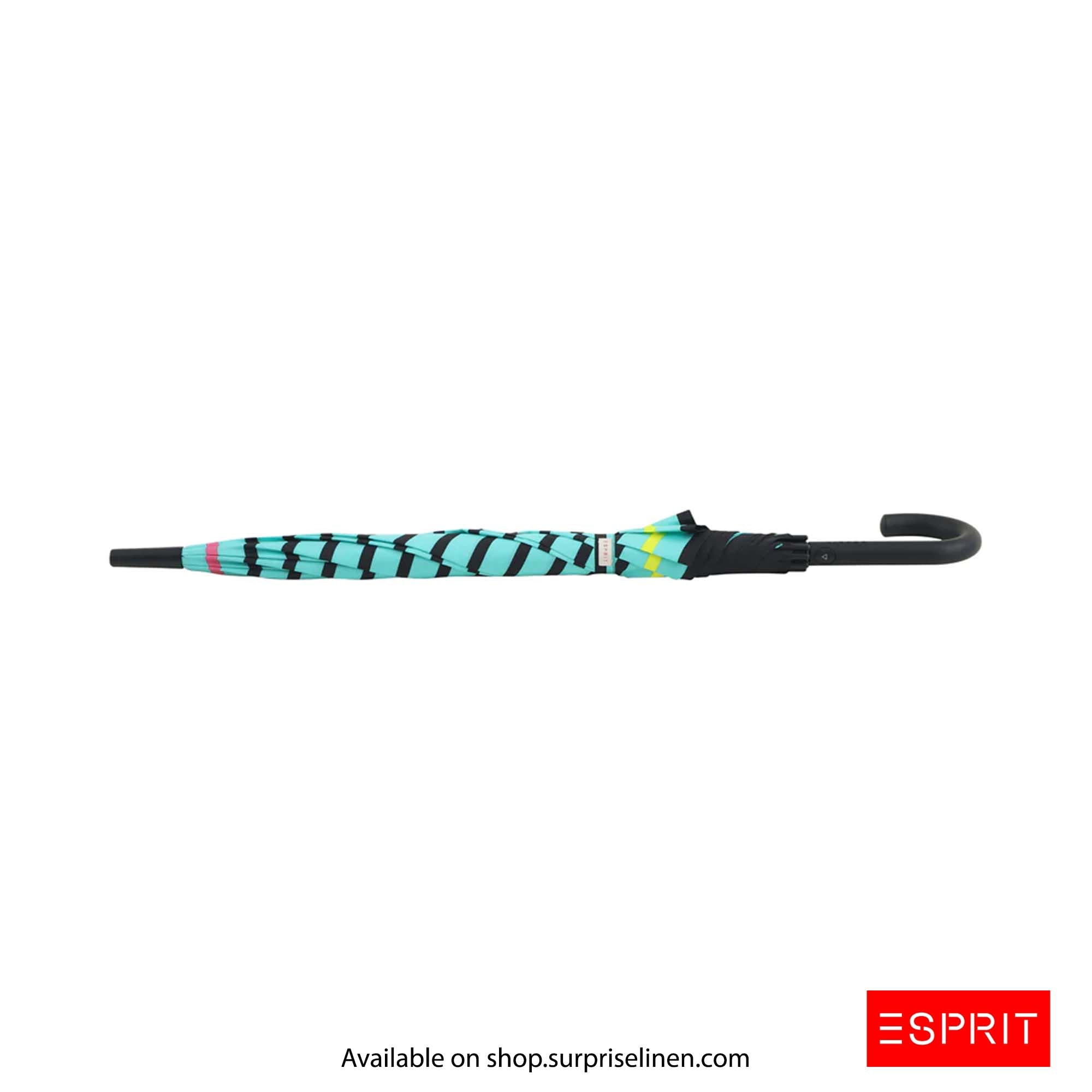 Esprit - Abstract Collection Long AC Umbrella (Turquoise)