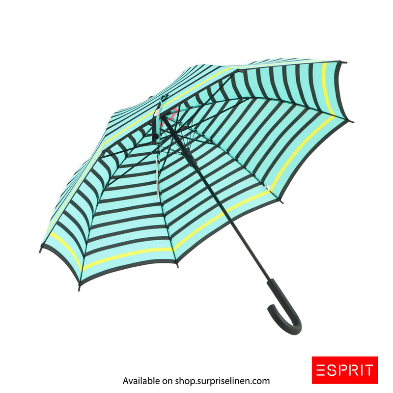 Esprit - Abstract Collection Long AC Umbrella (Turquoise)