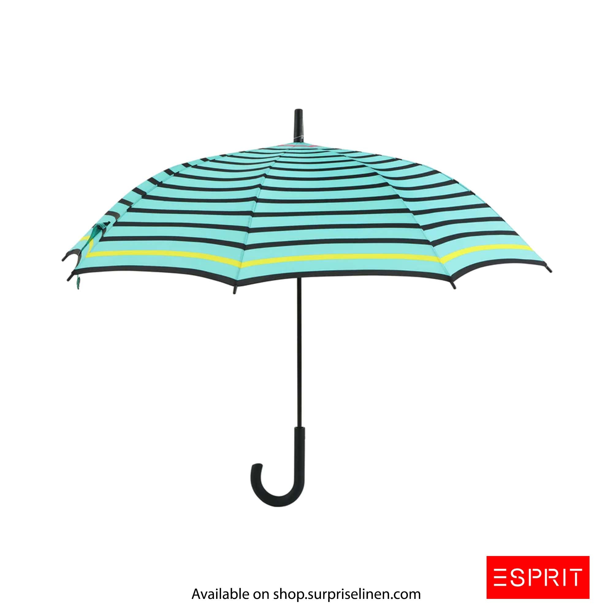 Esprit - Abstract Collection Long AC Umbrella (Turquoise)