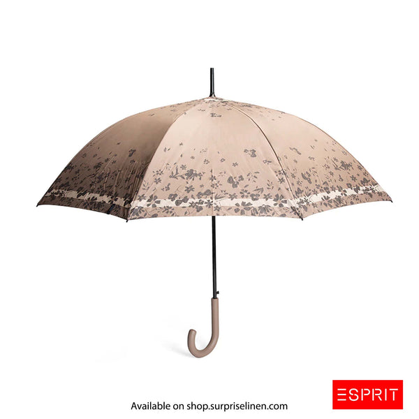 Esprit - Abstract Collection Long AC Umbrella (Taupe Grey)