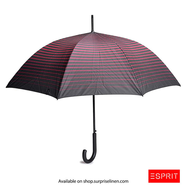 Esprit - Abstract Collection Long AC Umbrella (Vivacious Pink)
