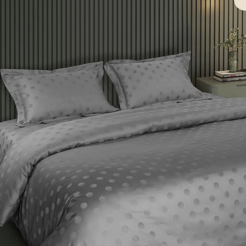 Spread Home - Italian Jacquard 750 Thread Count Bed Sheet Set (Ash)