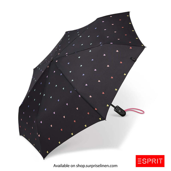 Esprit - Classics Collection Easymatic Umbrella (Black Hearts)