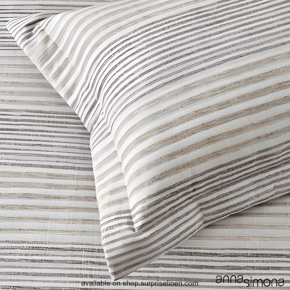 Anna Simona - Colaba Linen 3 Pcs Bed Cover Set (Natural)