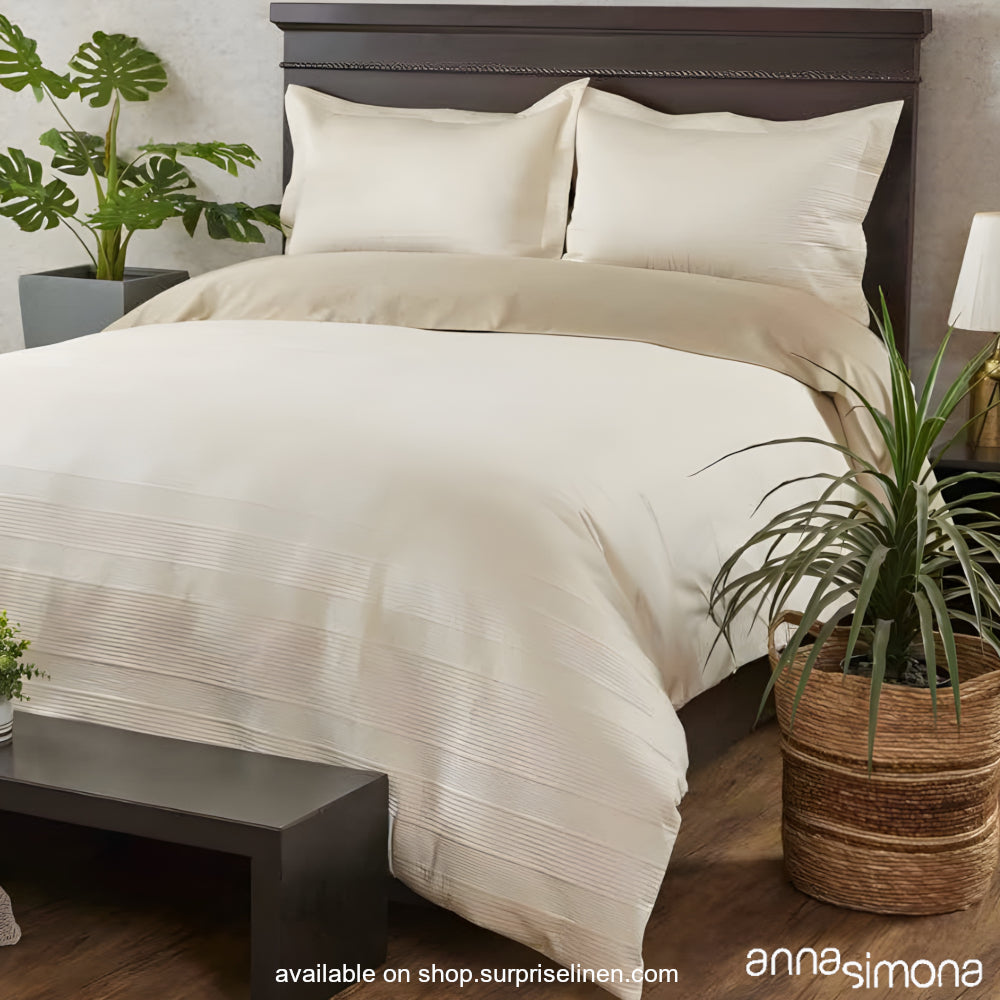 Anna Simona - Conran 4 Pcs Cotton Satin Duvet Cover Set (Seasme)