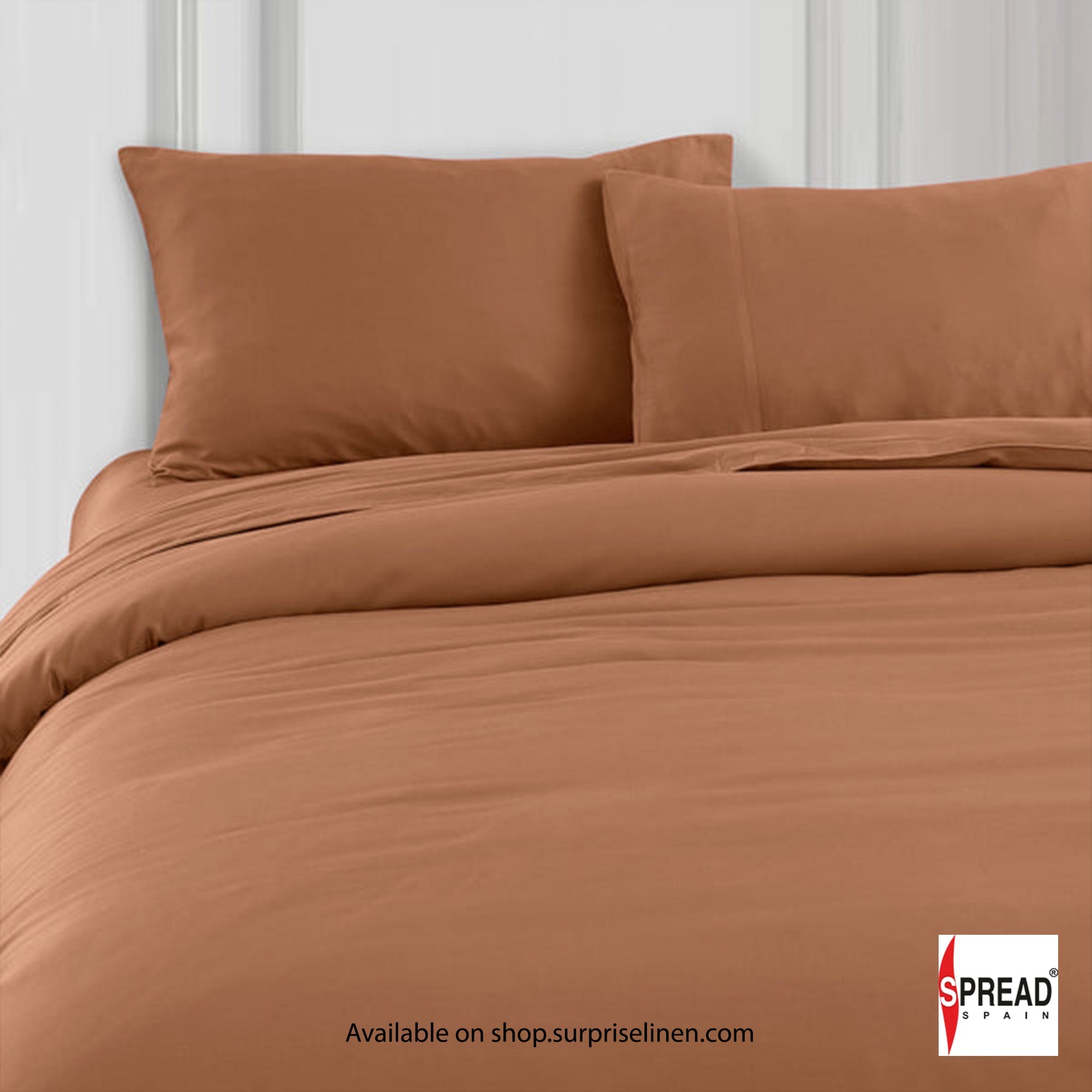 Spread Spain - Madison Avenue Collection 400 Thread Count 100% Cotton Bedding Set (Copper)