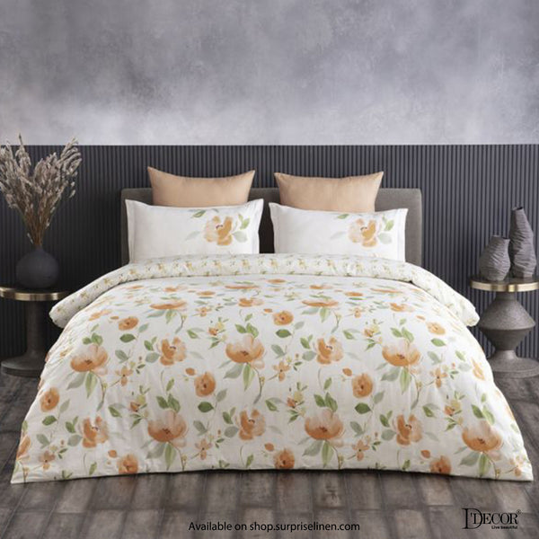 D'Decor- Primary Collection Orange Ochre Bed in a Bag Set