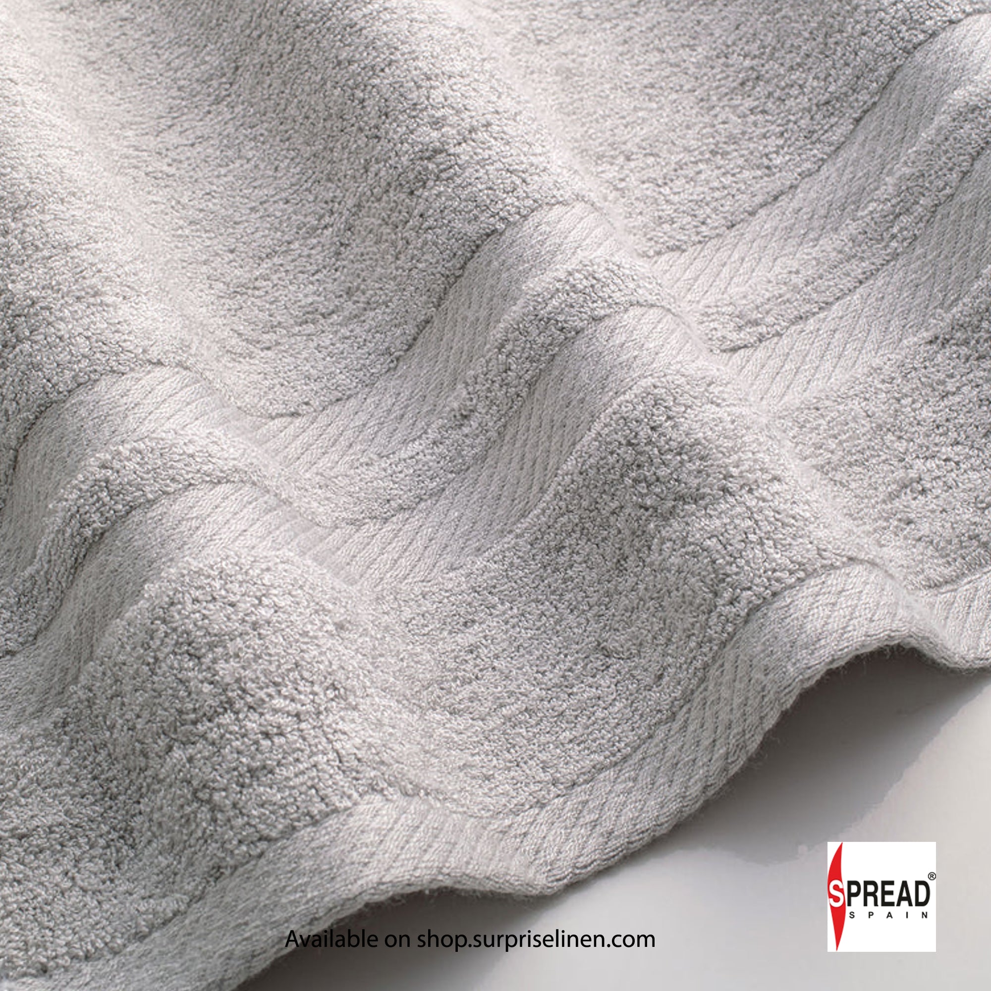 Spread Spain - The Bamboo Collection Gentle Quick-Drying  Beach Towel (Dark Grey)