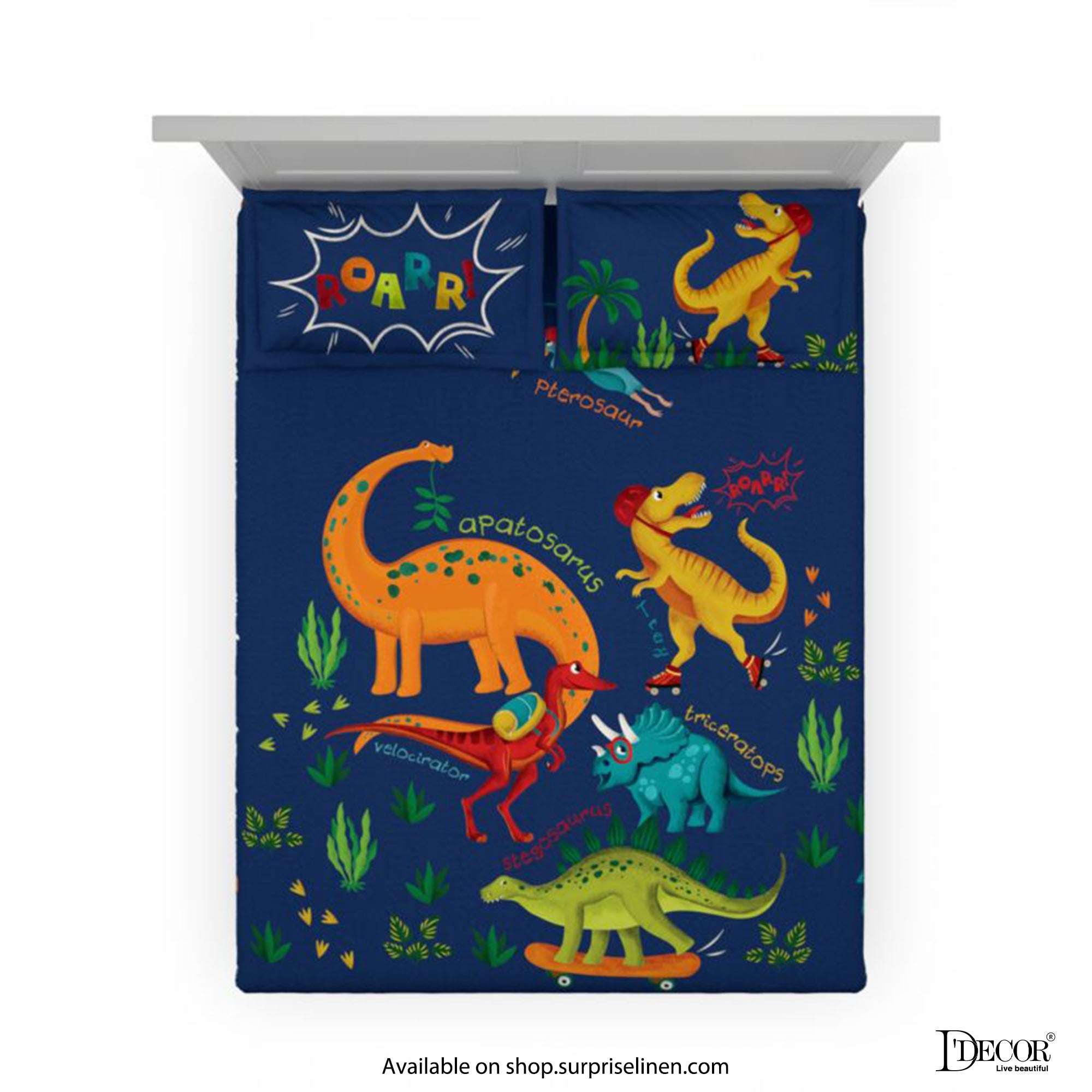 D'Decor - Little Brats Collection Blue Depths Bed Sheet Set