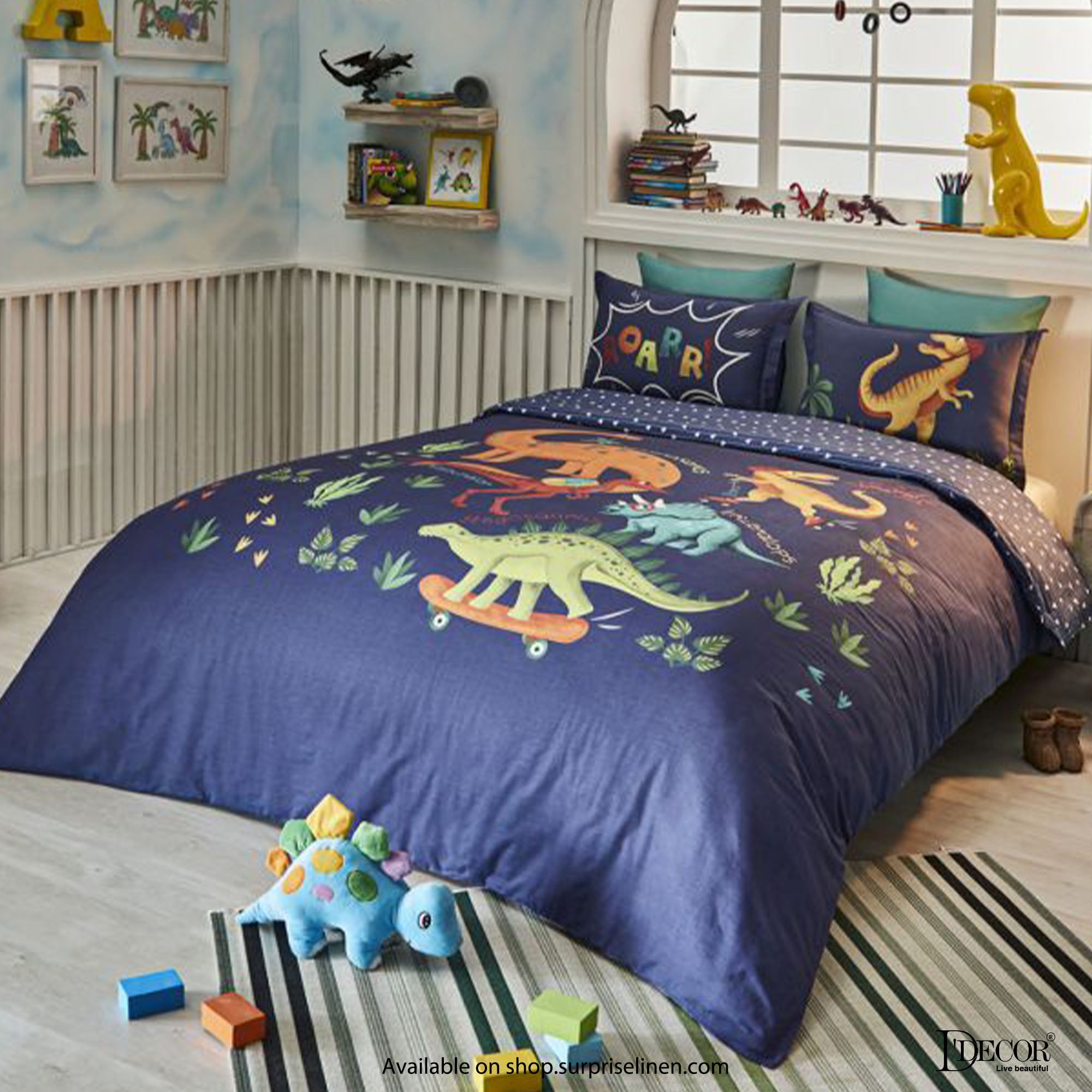 D'Decor - Little Brats Collection Blue Depths Bed Sheet Set