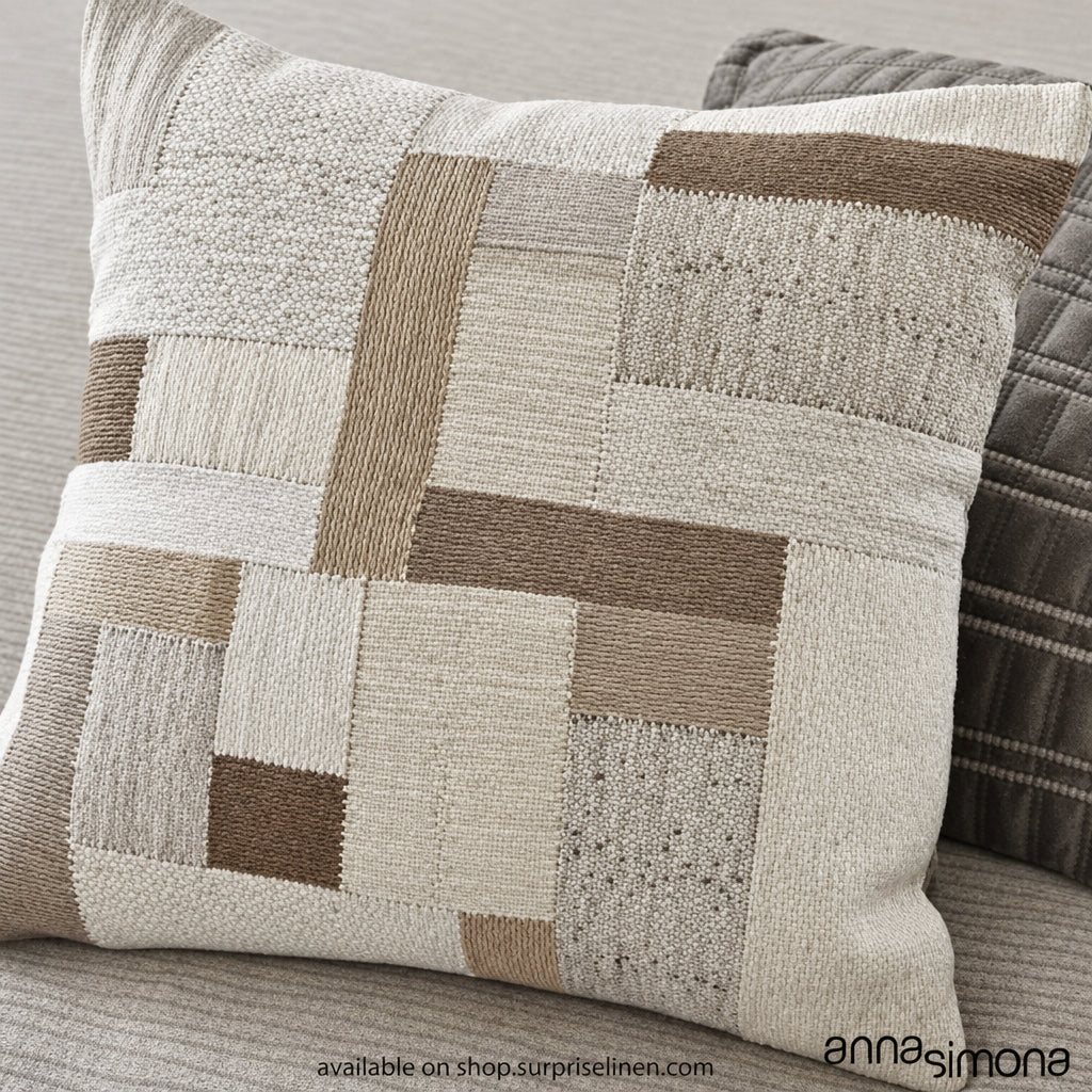 Anna Simona - Fervour 7 Pcs Duvet Ensemble Set (Stone)