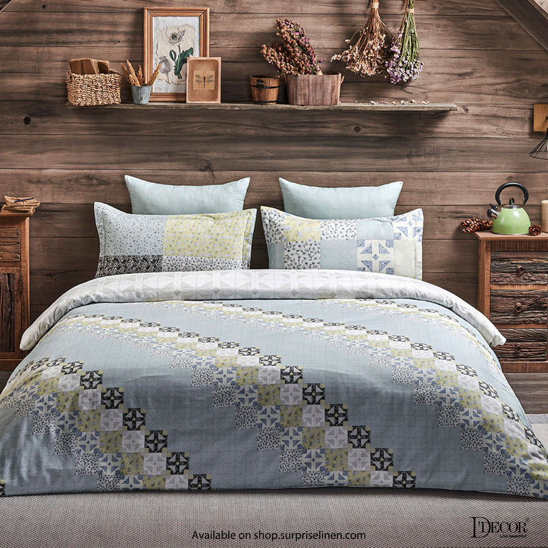 D'Decor- Countryside Collection Cloud Blue Bed in a Bag Set
