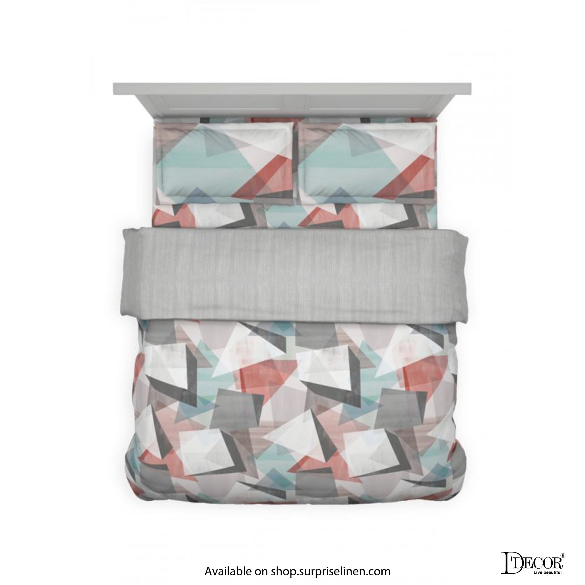 D'Decor - Primary Collection 100% Cotton 4 Pc Bed in a Bag Set (Desert Sand)