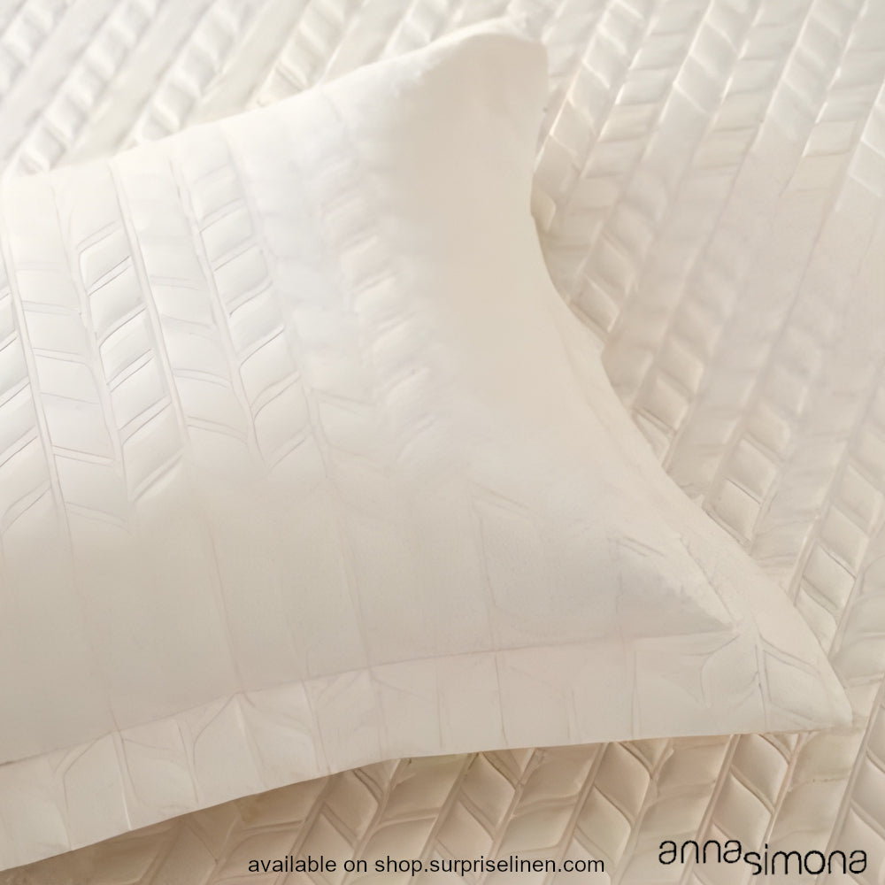 Anna Simona - Opus Cotton Satin 3 Pcs Bed Cover Set (Seasme)
