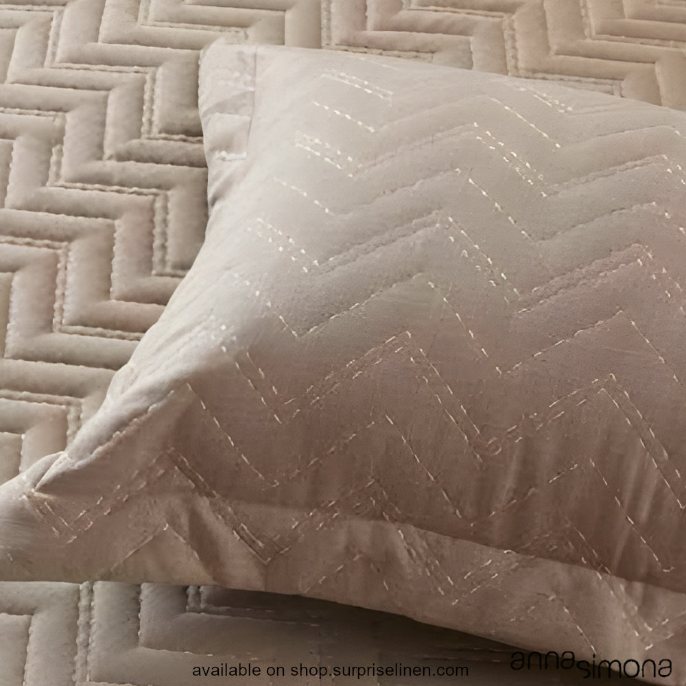 Anna Simona - Virtue 3 Pcs Bed Cover Set (Sand)