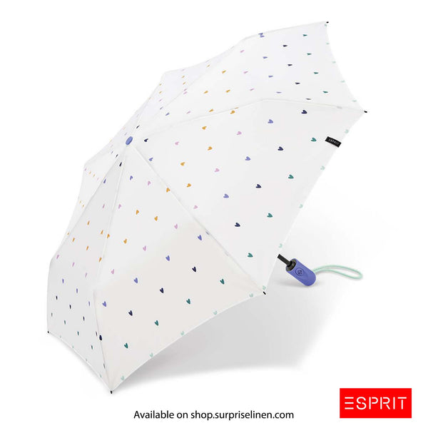 Esprit - Classics Collection Easymatic Umbrella (White Hearts)