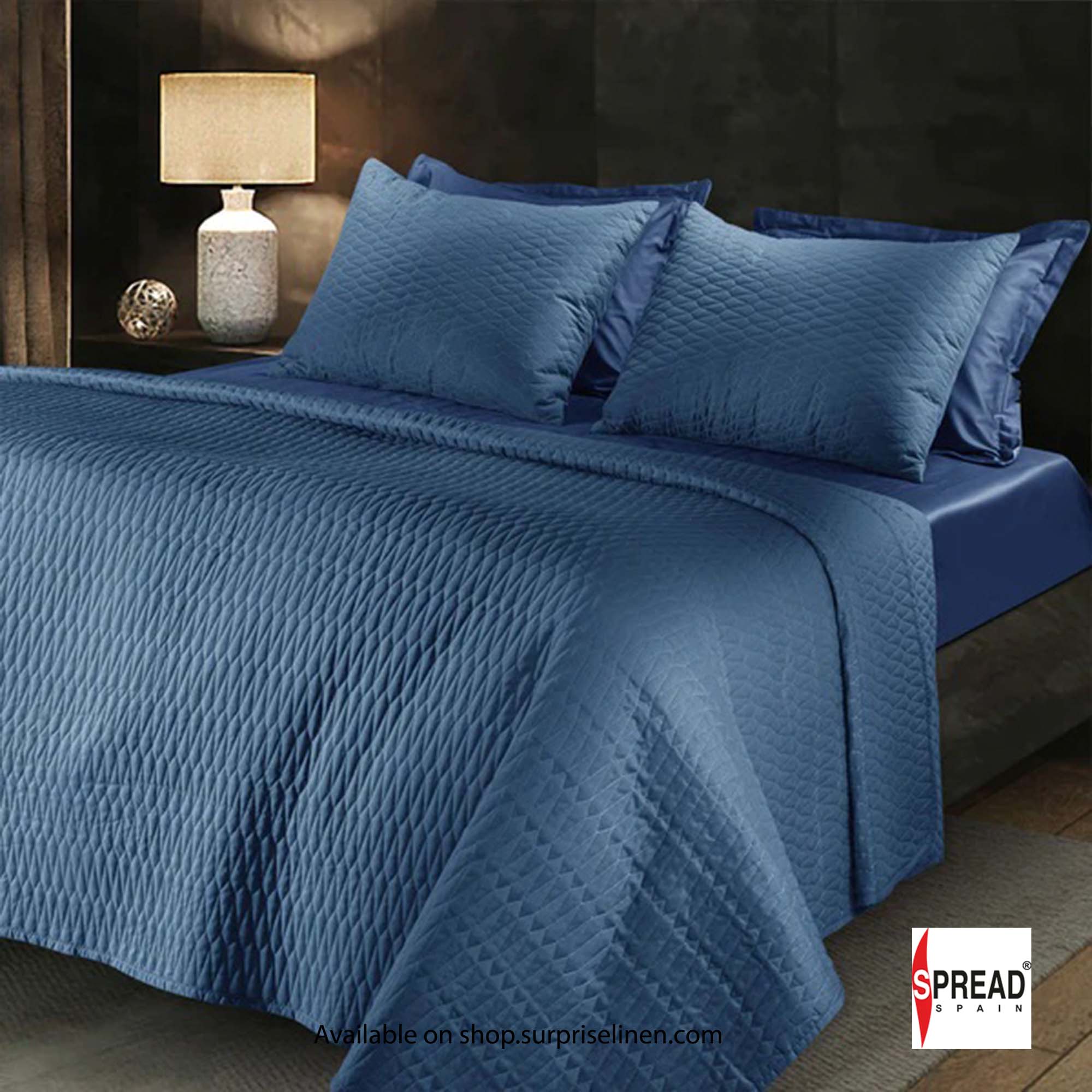 Spread Spain - Crystal Day And Night 3 Pcs Bed Cover Set (Blue Heaven)