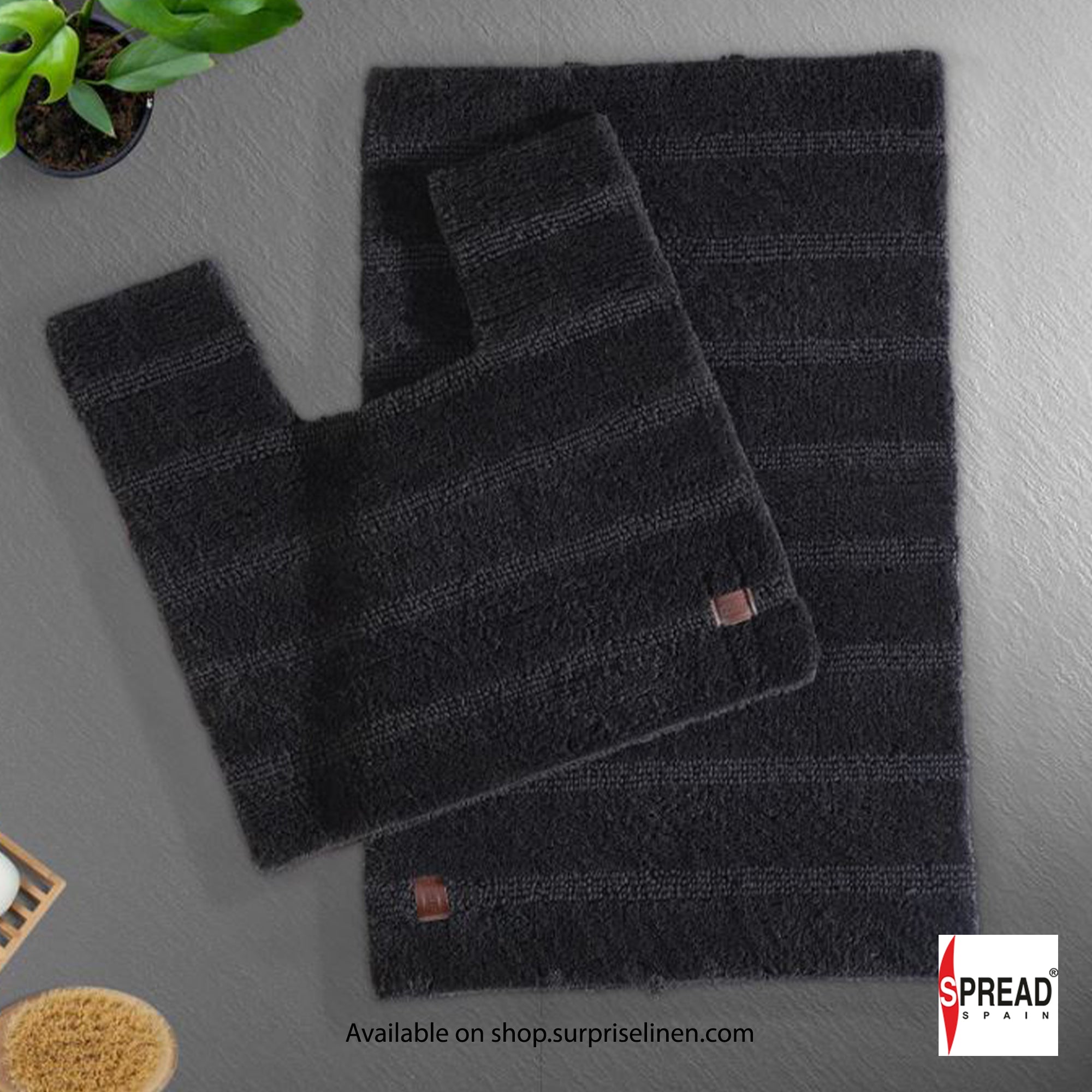 Spread Spain - Mushy Cotton Mats (Black)