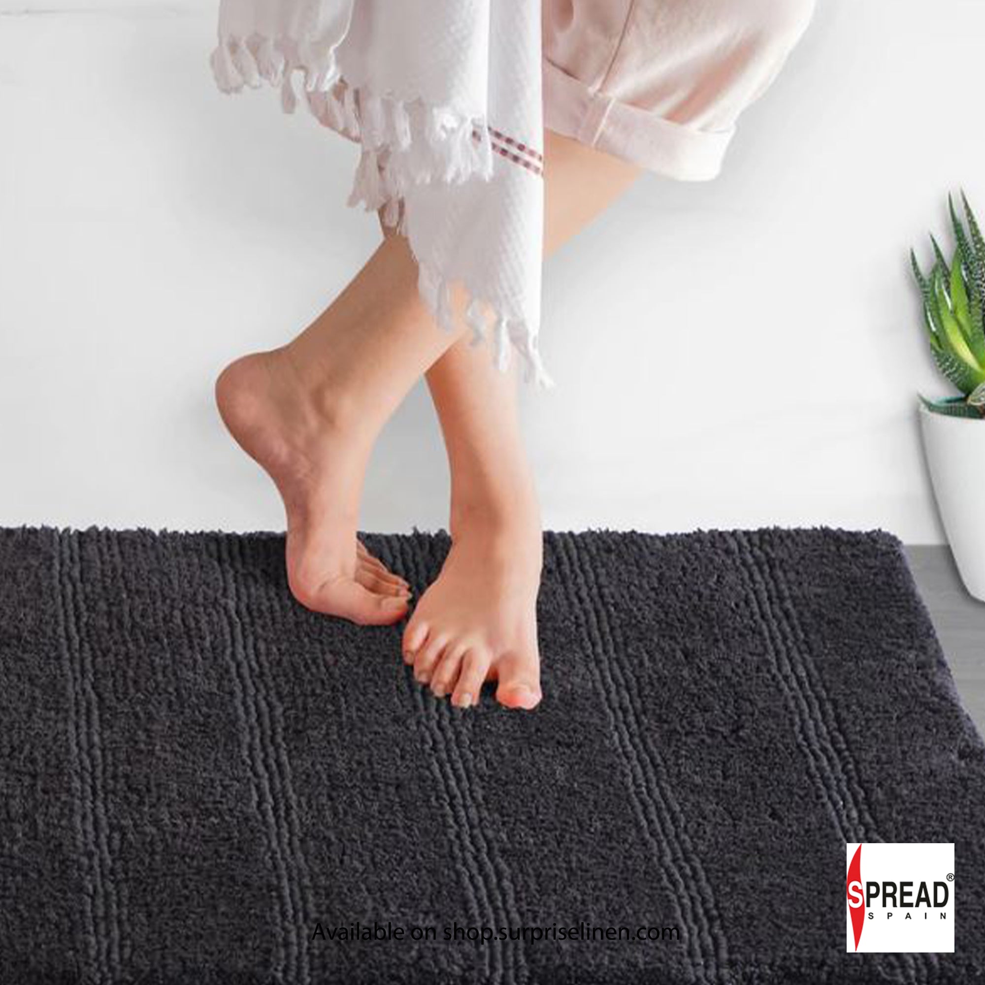 Spread Spain - Mushy Cotton Mats (Black)