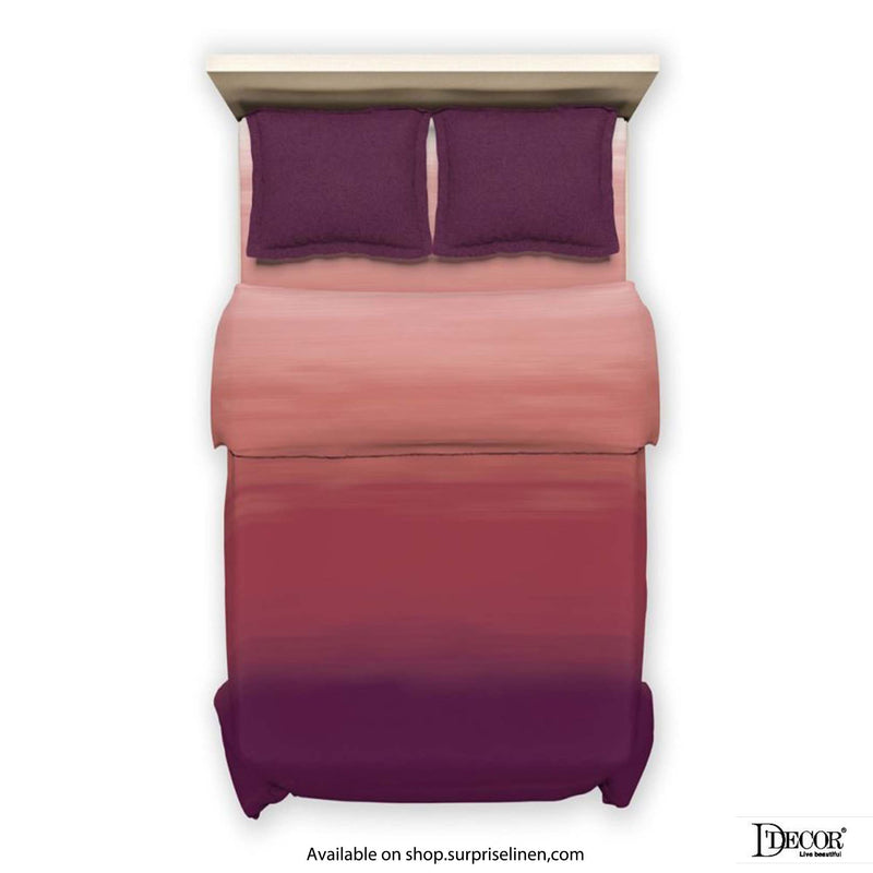 D'Decor - Esteem Ombre Balayage 100% Cotton Bed in a Bag Set (Purple)