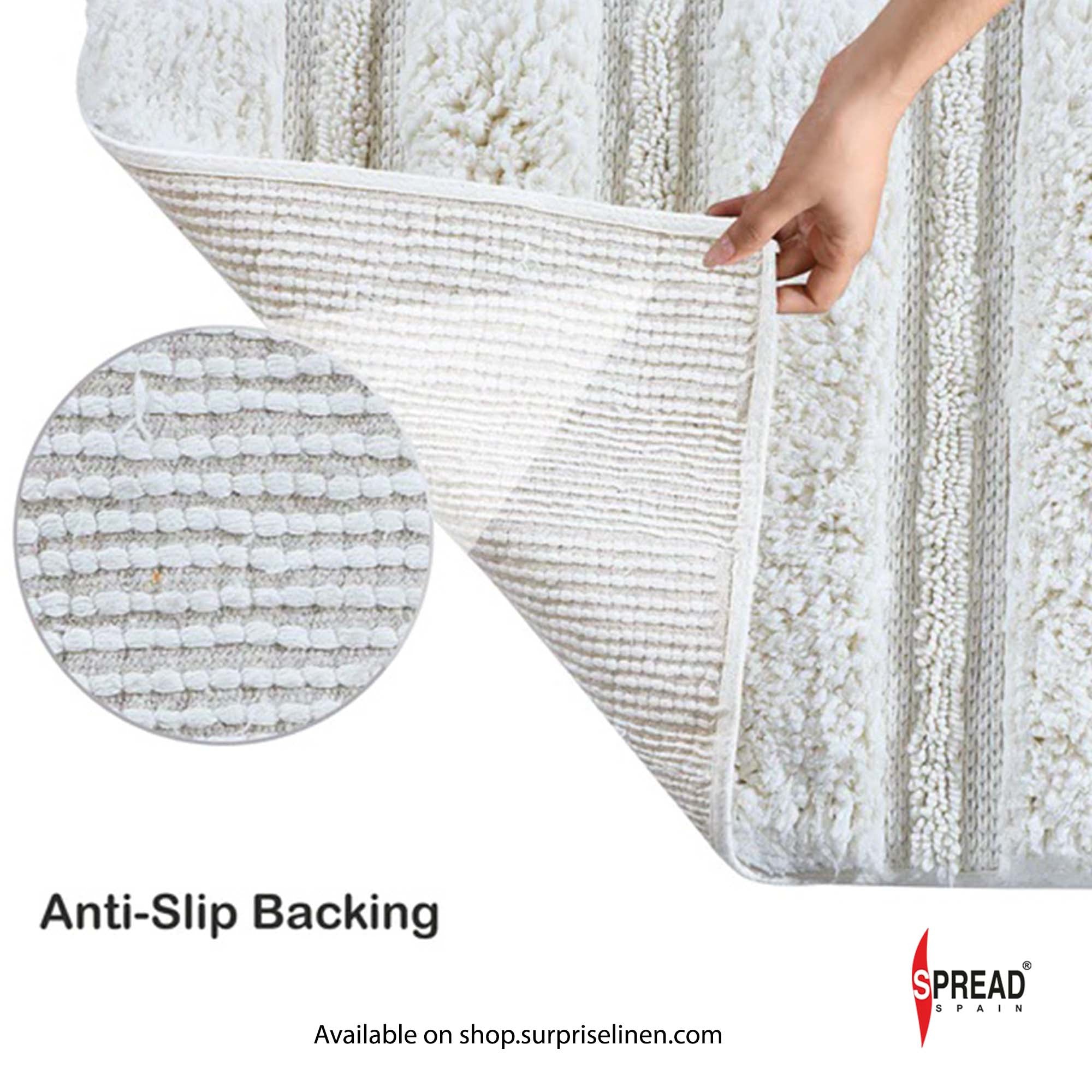 Spread Spain - Resort Luxurious Bath Mats (Ivory)