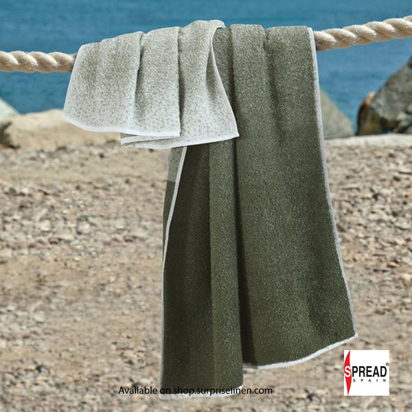 Spread Spain - Pop 100% Cotton Super Soft & High Absorbent Towels (Olive)