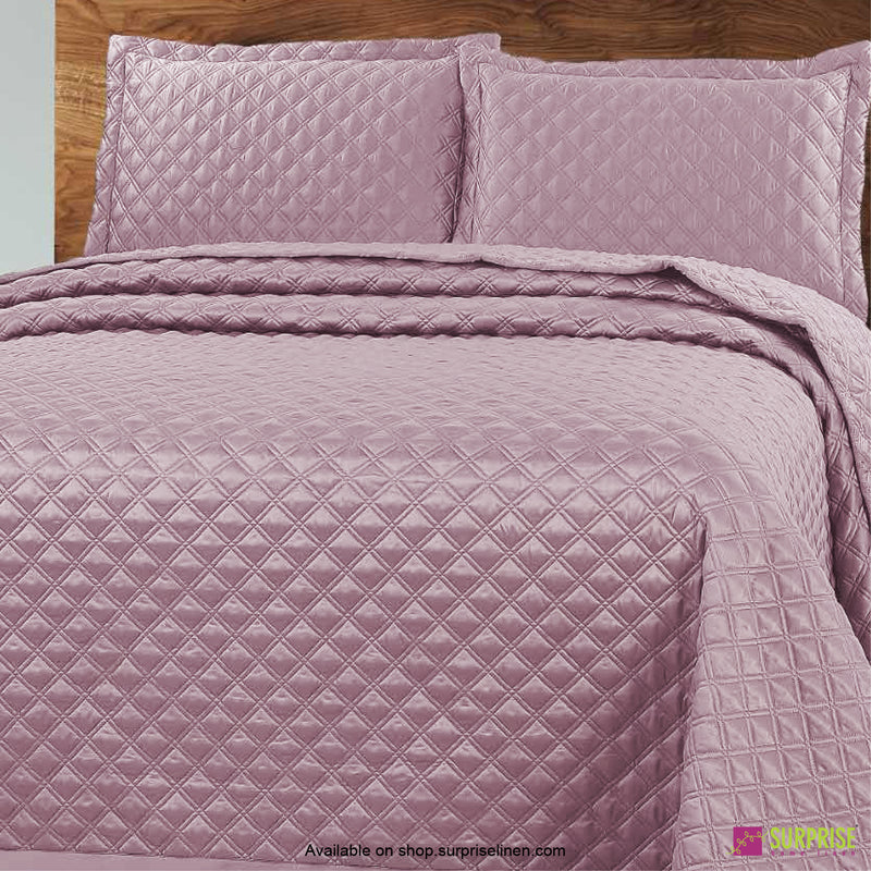 Surprise Home - Luxe 3 Pcs Quilted Bed Cover Set (Orchid)
