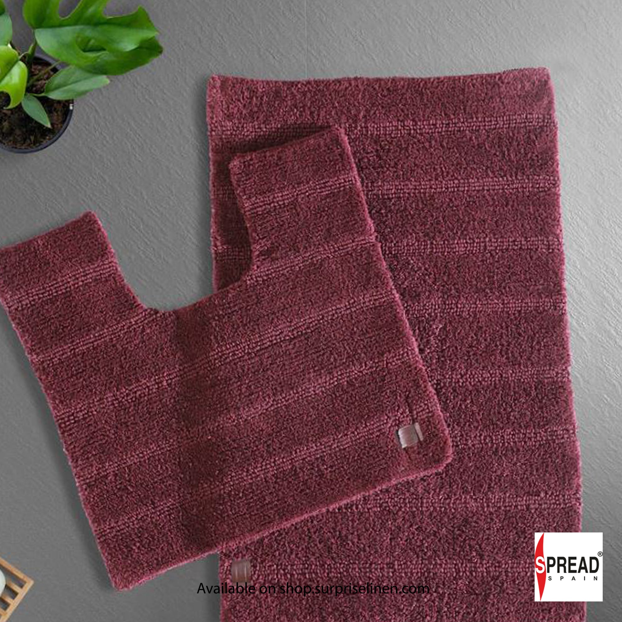 Spread Spain - Mushy Cotton Mats (Maroon)