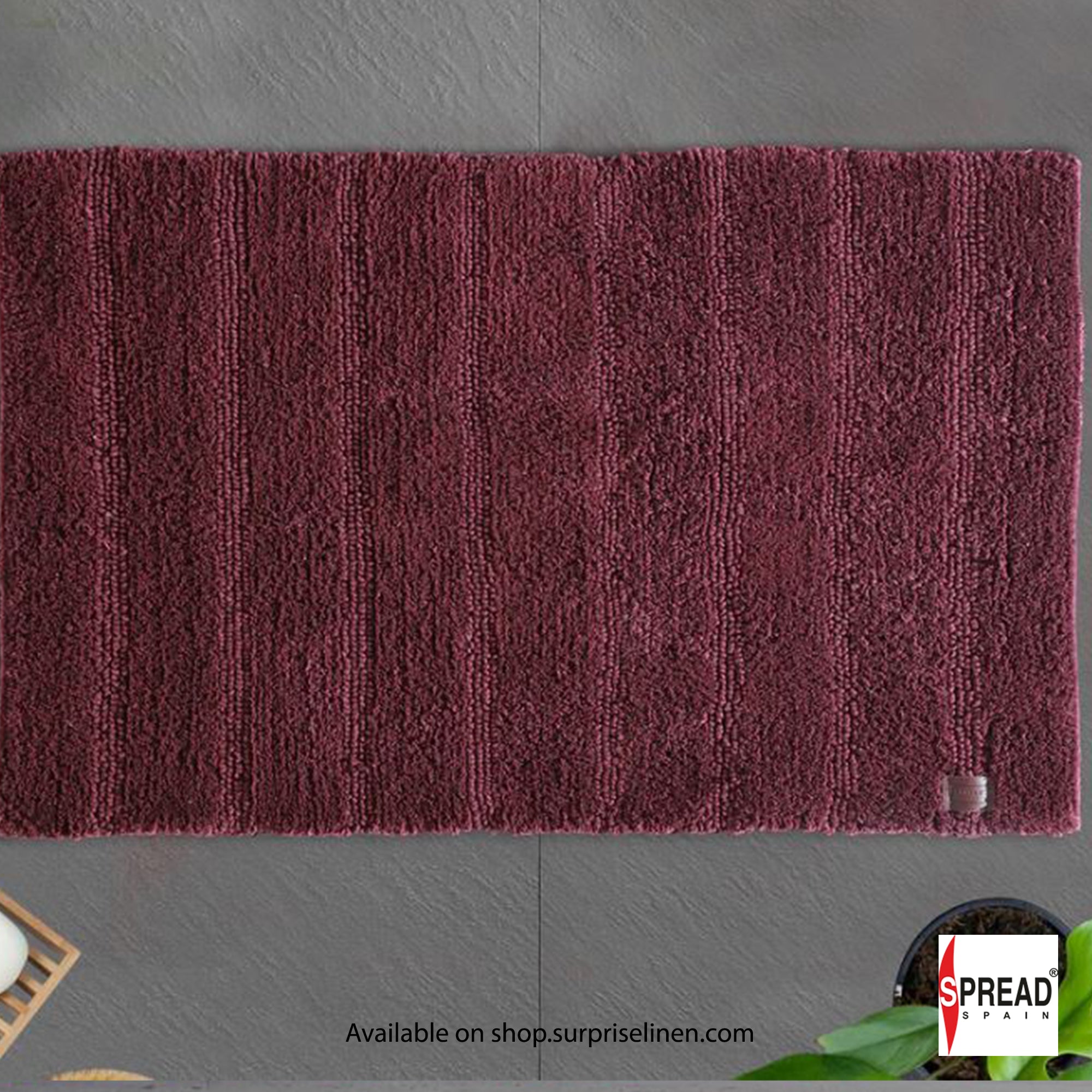 Spread Spain - Mushy Cotton Mats (Maroon)