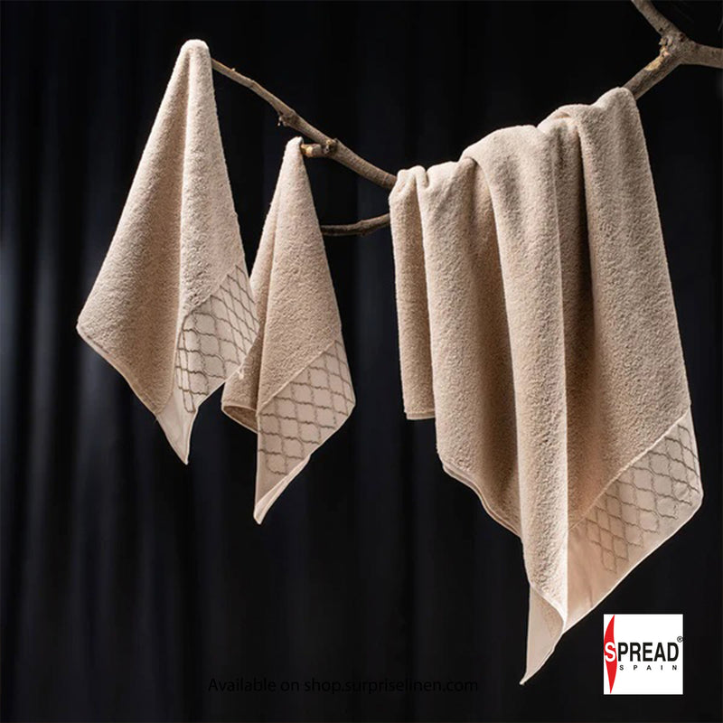 Spread Spain - Picasso Pastoral Ares Bath Premium Towels (Beige)