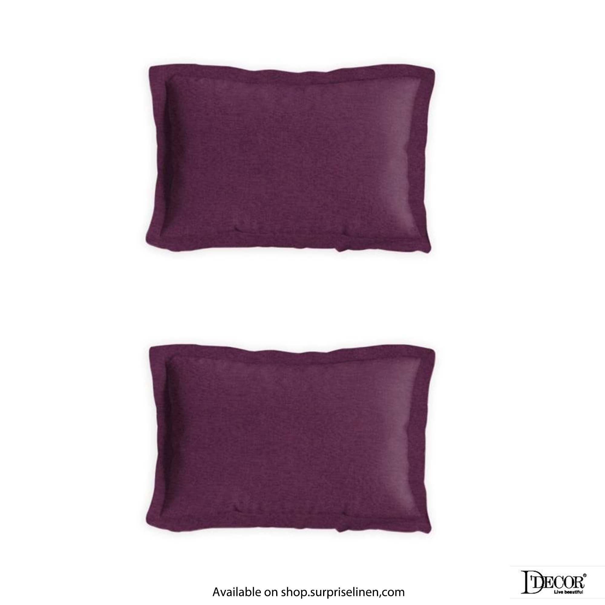 D'Decor - Esteem Ombre Balayage 100% Cotton 4 Pc Bed in a Bag Set (Purple)