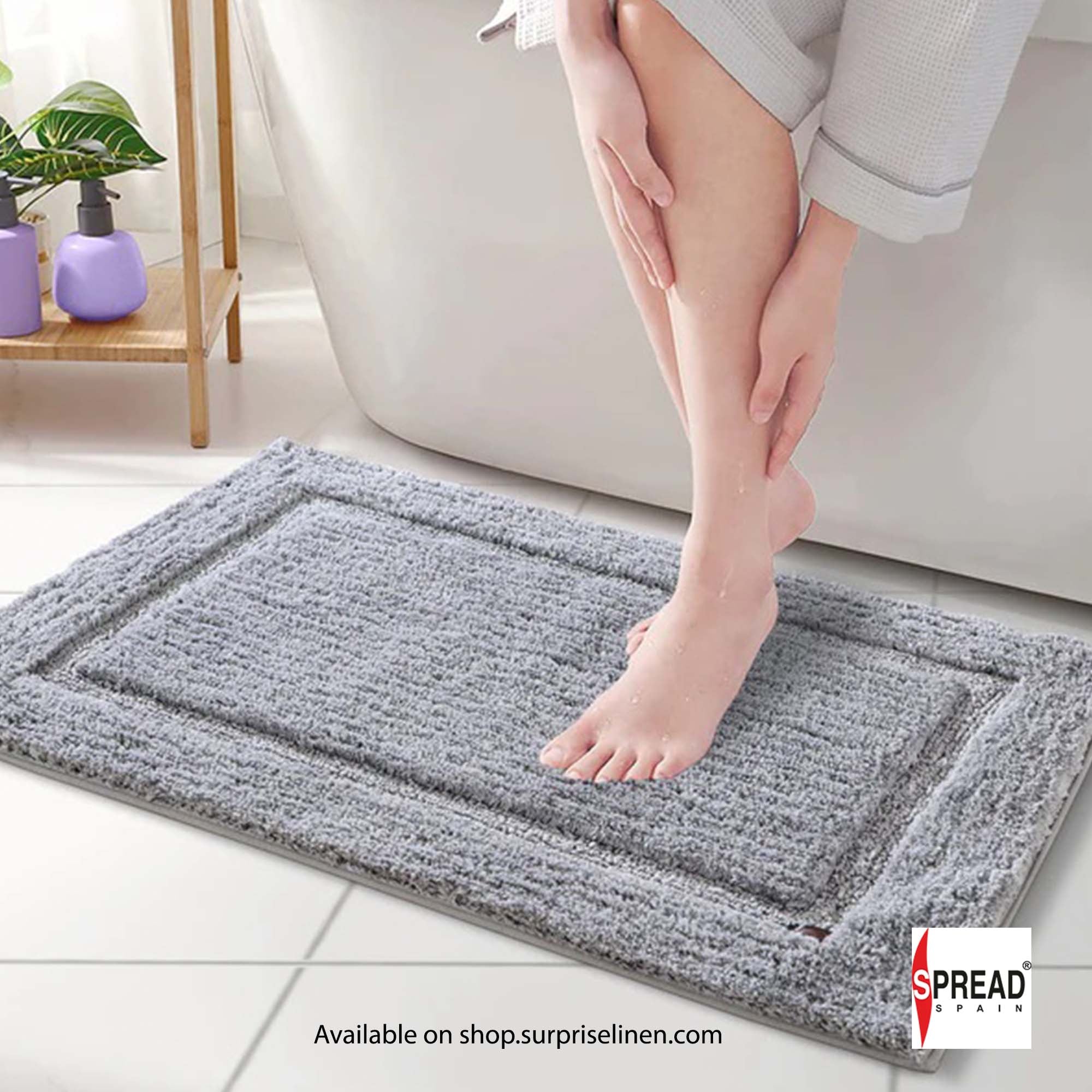 Spread Spain - Superba Luxury Bath Mats (Grey)